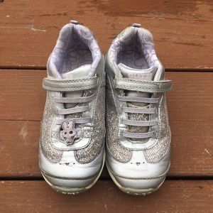 Stride Rite girls glitter athletic shoes 9.5